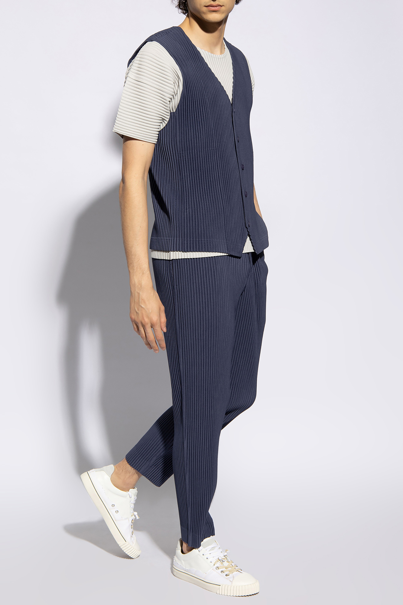Homme Plissé Issey Miyake Pleated Trousers by Issey Miyake